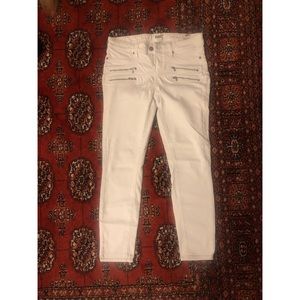 Gently used Paige denim white jeans